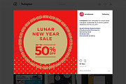 Chinese New Year Instagram Templates, a Social Media Template by BrandPacks (Thumbnail 10 of 16)