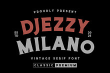 Djezzy Milano Vintage Font