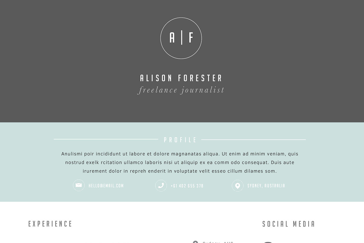 Resume Template 3 Page | CV Template, a Resume Template by The Template Depot (Photo 4 of 5)