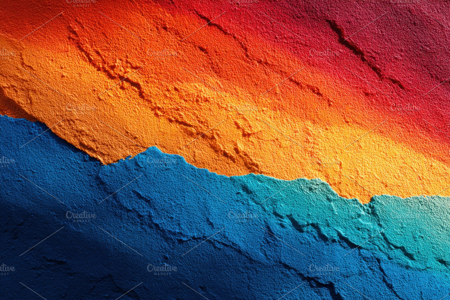 Vibrant abstract wall painting with stripes, a Background Photo by AlyaAnd