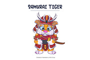 Set of Cute Cartoon Tigers., an Animal Illustration by KENO Mascots (Thumbnail 6 of 7)