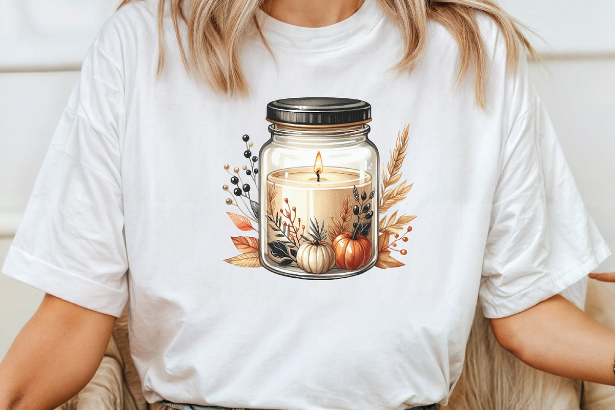 Beige & Black Autumn Clipart, an Illustration by CraftArtStudio (Photo 4 of 6)