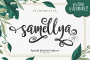 Samellya - Crafter's Font!, a Script Font by Masanis (Thumbnail 1 of 16)