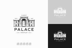 Luxury Palace Vintage Logo, a Branding & Logo Template by tkzgraphic