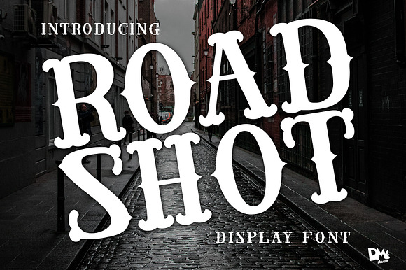 Road Shot - Display Font preview 8
