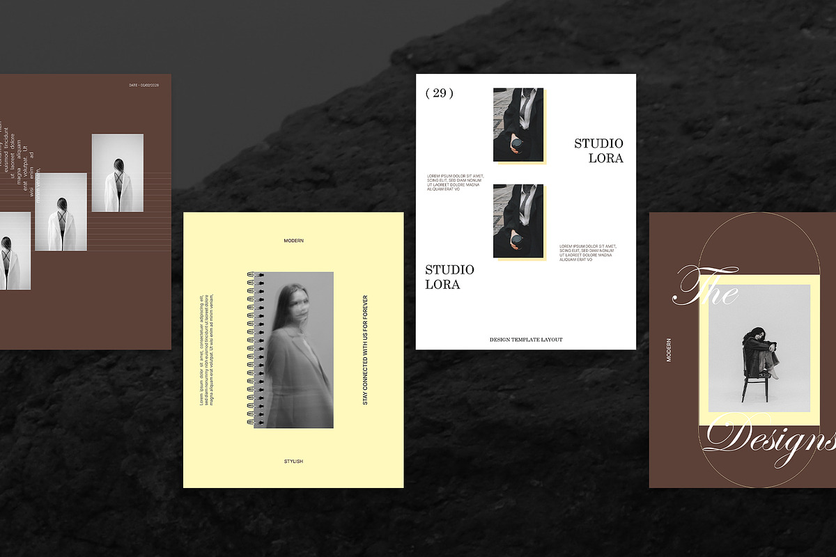 ÉVORA - INSTAGRAM TEMPLATE, a Social Media Template by Devators (Photo 1 of 6)