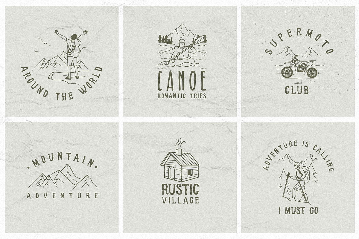 100+ PREMIUM HANDDRAWN ADVENTURE SET, an Object Graphic by Vibesteam (Photo 3 of 13)