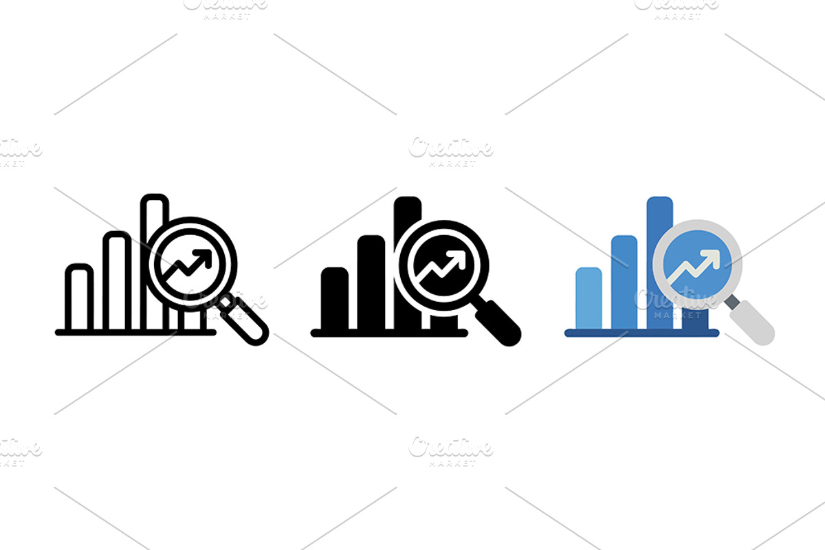 Data Analysis Vector Design, a Solid Icon by Artonix (Photo 2 of 2)