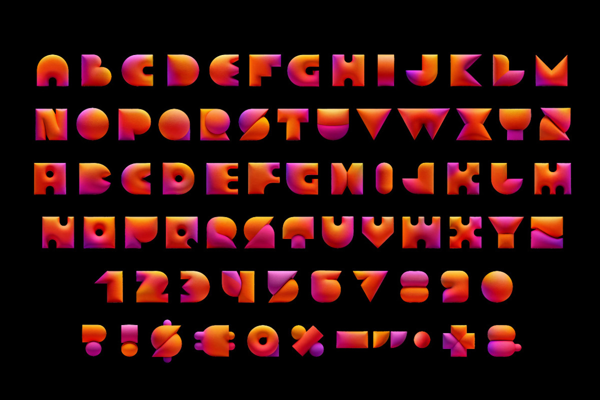 Inflatype Font, a Sans Serif Font by Handmadefont (Photo 2 of 15)