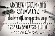 Sketchpen Typeface + Extras, a Script Font by BALABOLKA (Thumbnail 2 of 5)