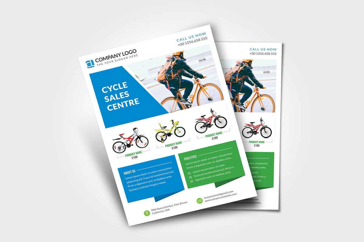 Cycle Store Flyer, a Flyer Template by graphicsunday