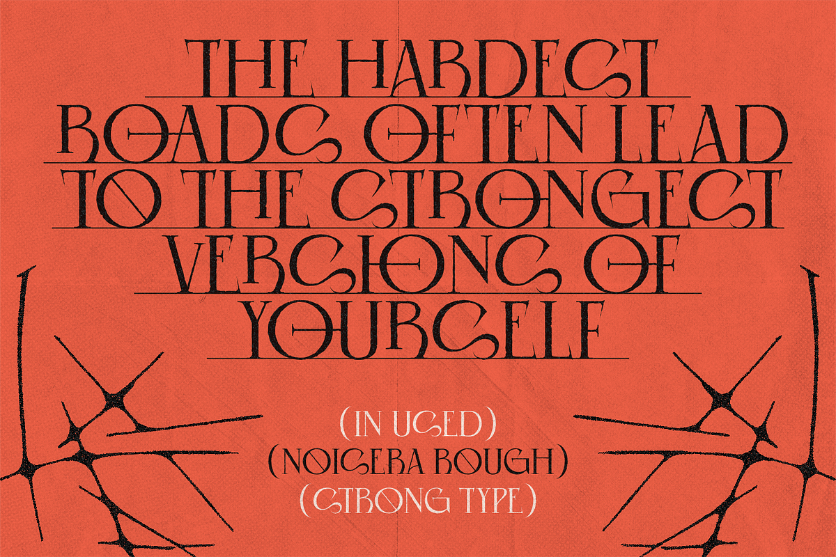 Noisera - Distressed Serif Font, a Serif Font by shineink.designlab (Photo 3 of 15)