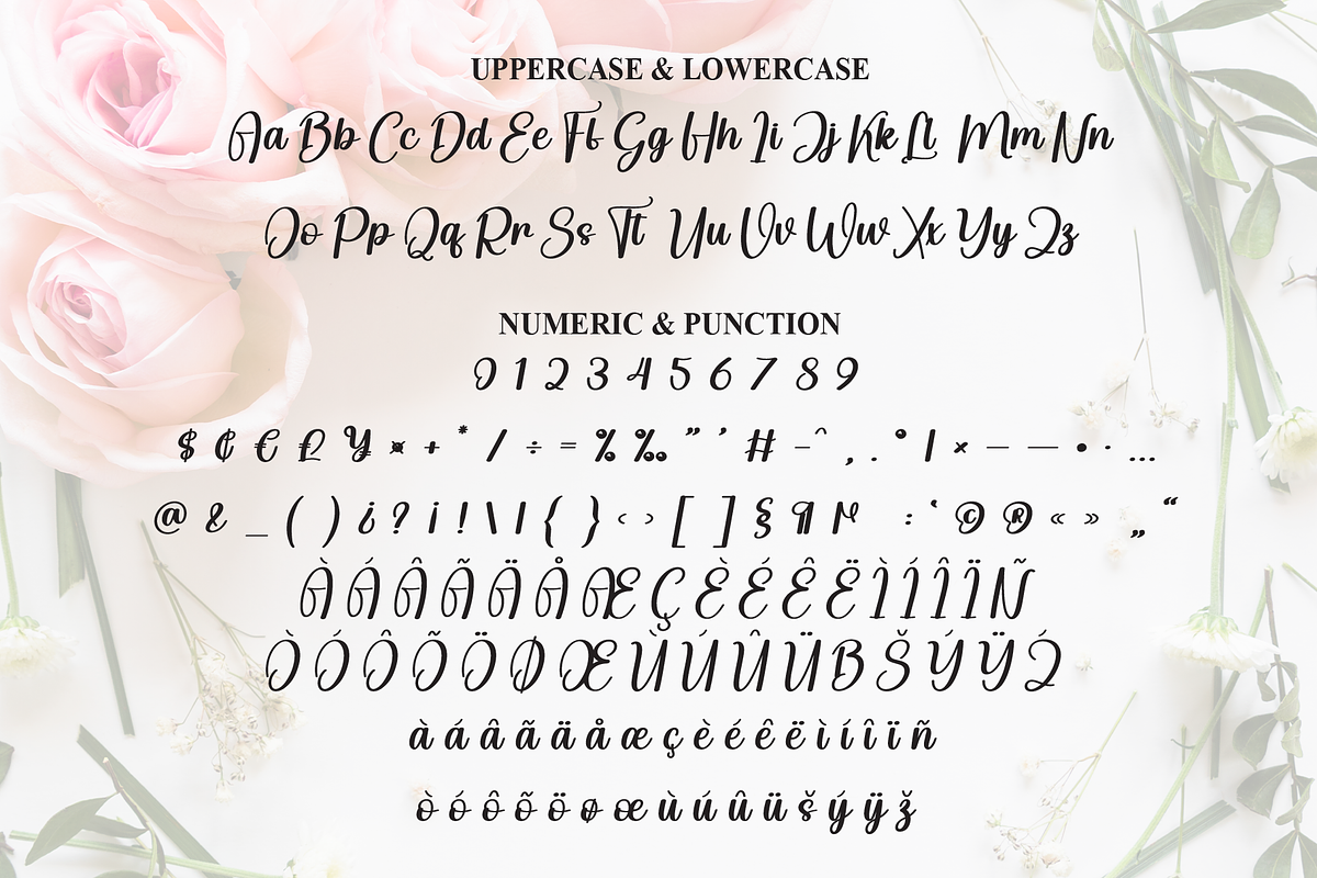 Wedding Monogram | Script Font, a Handwritten Font by Scratchones (Photo 7 of 9)