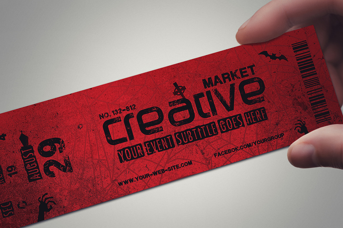 Halloween TICKETS, a Card Template by Tzochko (Photo 2 of 5)