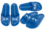 REALISTIC SLIDE SANDALS MOCKUP, a Merchandise Mockup by DaldSgh (Thumbnail 3 of 8)