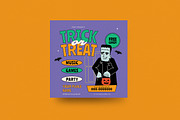 Halloween Trick or Treat Flyer Set, a Flyer Template by Guuver (Thumbnail 3 of 3)