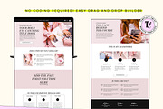 Pink Wix Editor Sales Page Template, a Wix Template by Template Twist Shop (Thumbnail 7 of 10)