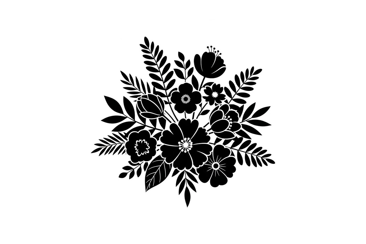 50 Botanical Garden Silhouette bundl, an Illustration by Designs_River (Photo 46 of 51)