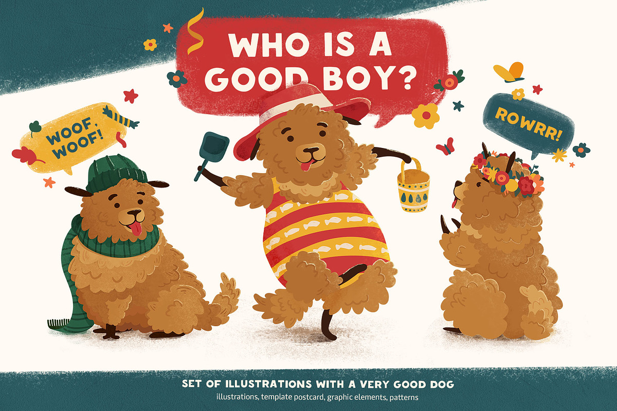 Good Dog Illustration & Design, an Animal Illustration by Uniyok (Photo 1 of 14)