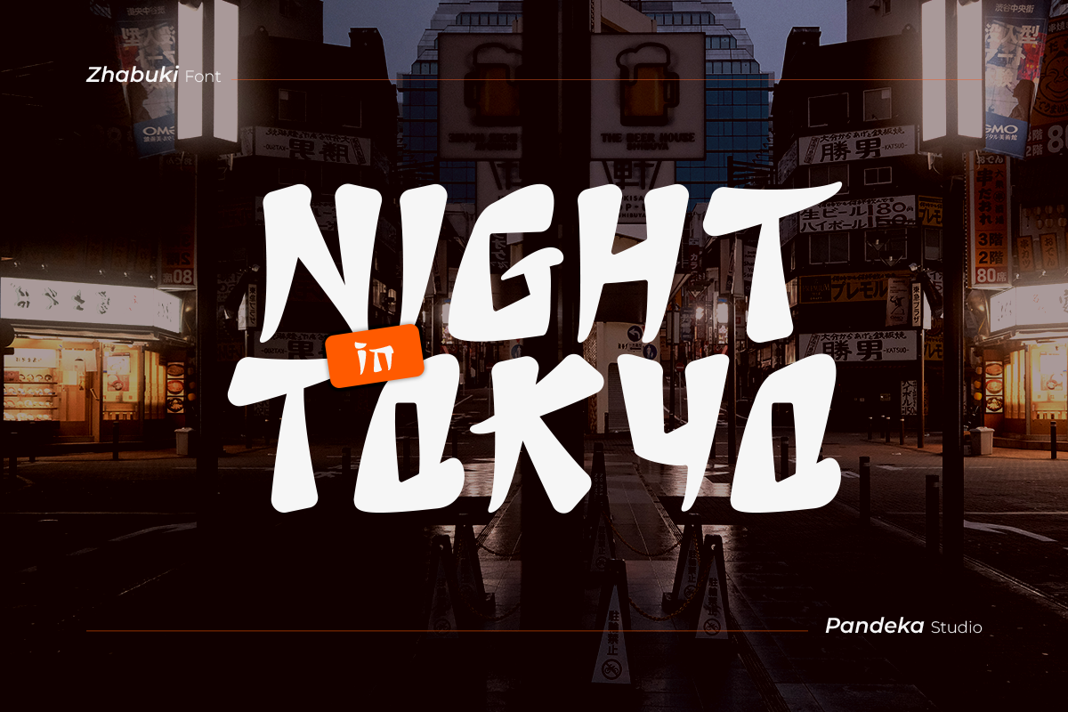 Zhabuki - Japanese and Korean Font, a Handwritten Font by Pandeka Studio (Photo 7 of 9)