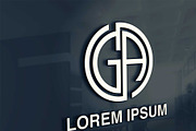 GA, AG Abstract Logo Design., a Branding & Logo Template by art_creater (Thumbnail 2 of 2)