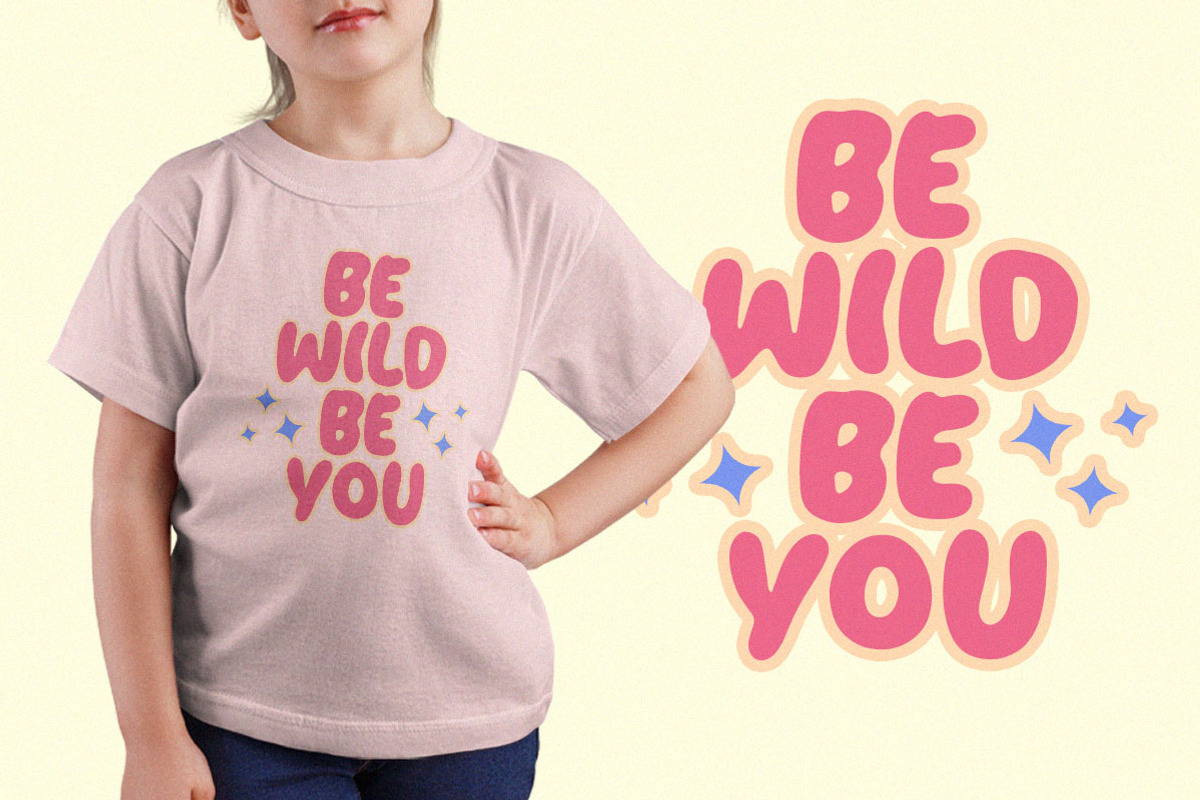 Giggle Drop Bubble Font, a Handwritten Font by Littlehand (Photo 4 of 11)