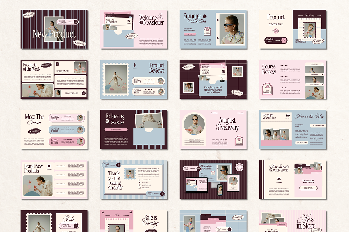 Email Marketing Newsletter Template, an Email Template by Branding Babe Co. (Photo 5 of 10)