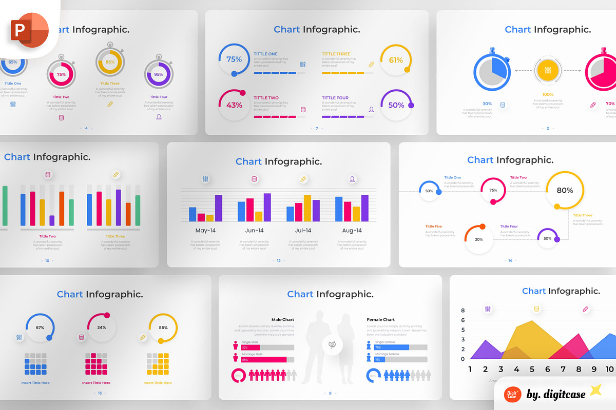 Chart PowerPoint - Infographic Template