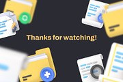 Documents and Files 3D icon Pack, an Object 3D Model by Nate Studios (Thumbnail 8 of 8)