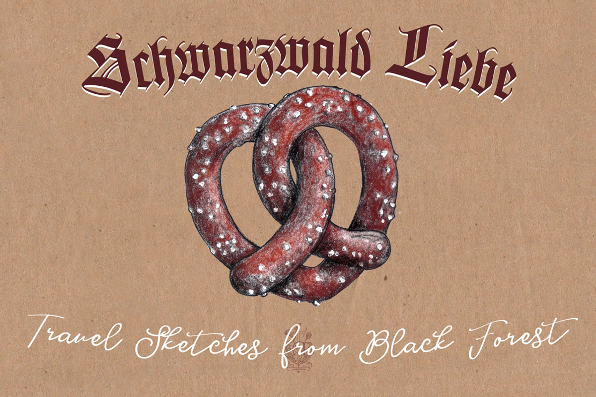 Schwarzwald Liebe - Travel Sketches, a Food Illustration by Andrea Tardivo (Photo 1 of 8)