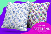 Gestures Patterns Collection, a Pattern Graphic by Alex Blogoodf (Thumbnail 1 of 8)