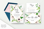 Wedding suite - Delicate anemone, an Invitation Template by Alewiena (Thumbnail 1 of 4)