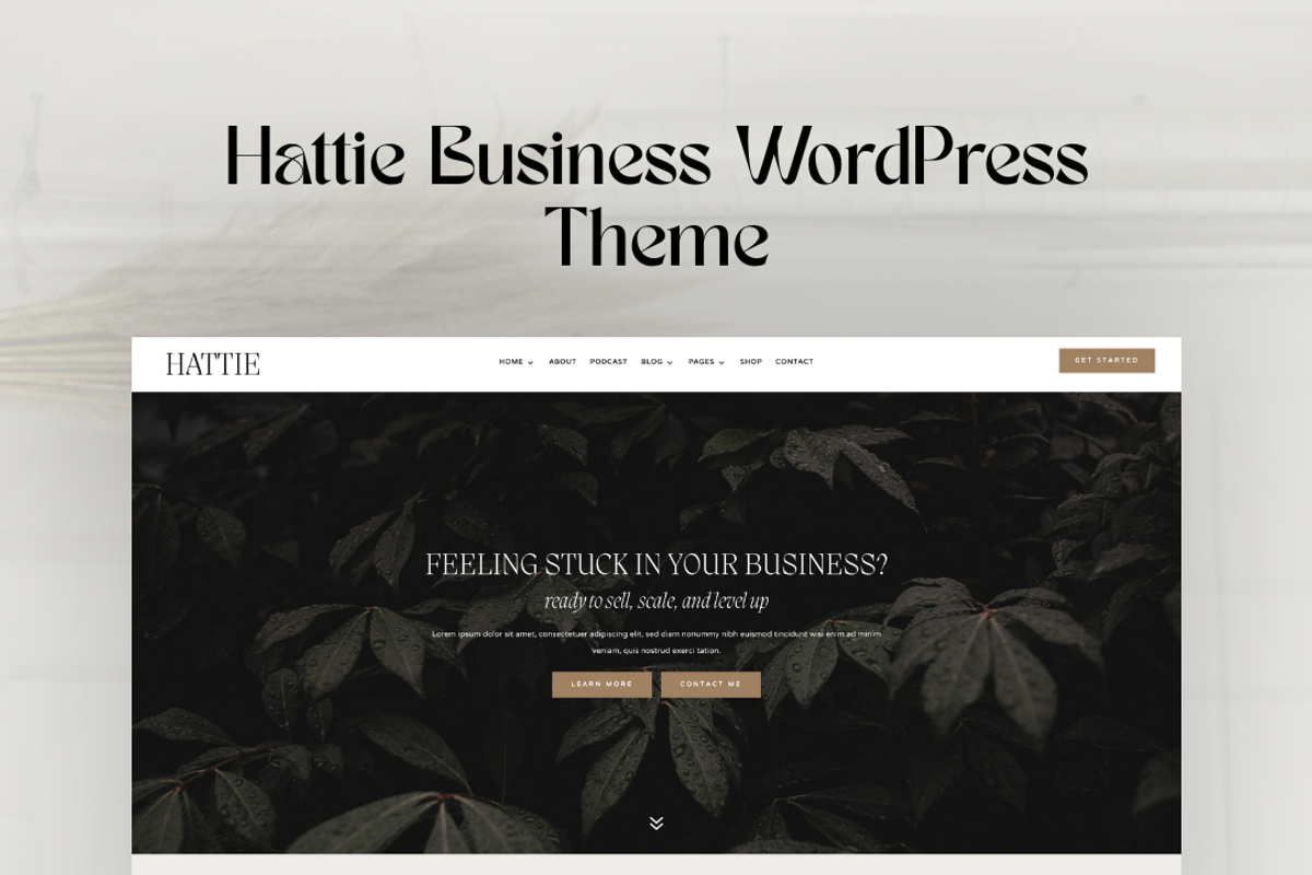 Coaching WordPress Theme Hattie preview 3