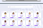 Profile Dashboard UI UX Template, an UI Kit Template by MightyDesign (Thumbnail 3 of 6)