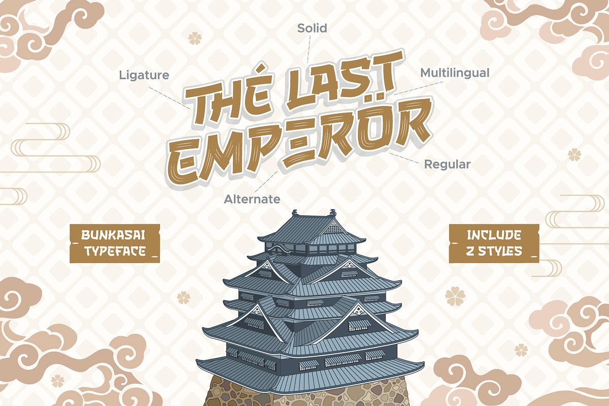 Bunkasai - Japan Inspired Font, a Sans Serif Font by tkzgraphic (Photo 4 of 11)