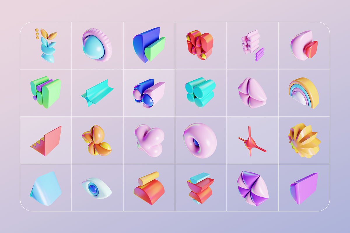 GEO/3D 220+ Colorful illustrations, an Object Graphic by assetpro.design (Photo 14 of 17)