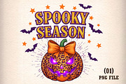 Spooky Season Png, an Illustration by DreamArtGraphic (Thumbnail 4 of 5)