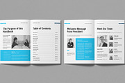 Employee Handbook Template, a Brochure Template by Work-Envance (Thumbnail 2 of 10)