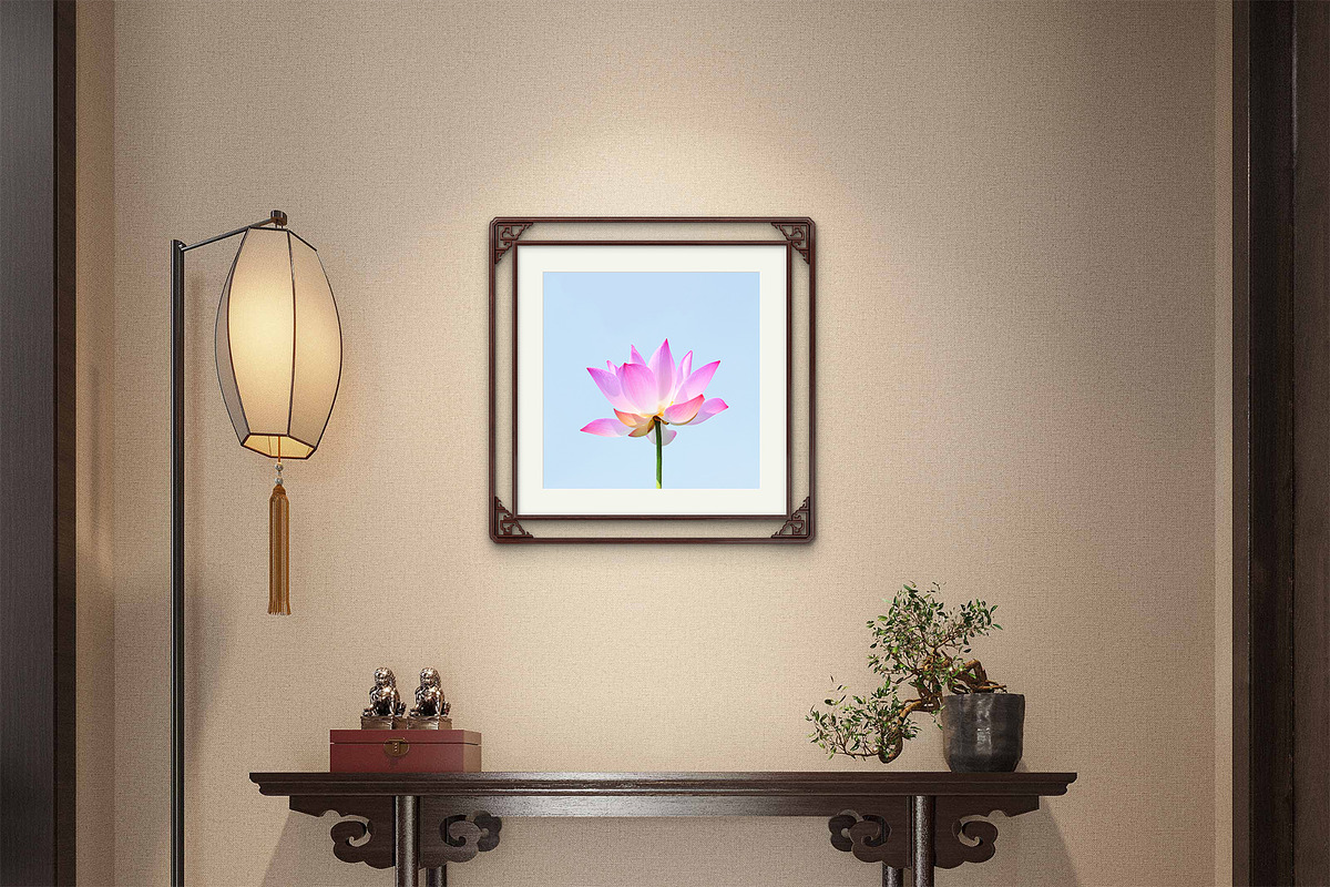 Pink Lotus Flower Wall Art, a Wallpaper Photo by VietArtworks (Photo 5 of 6)