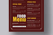 Modern Restaurant Food Menu Poster, a Flyer Template by MightyDesign (Thumbnail 3 of 8)