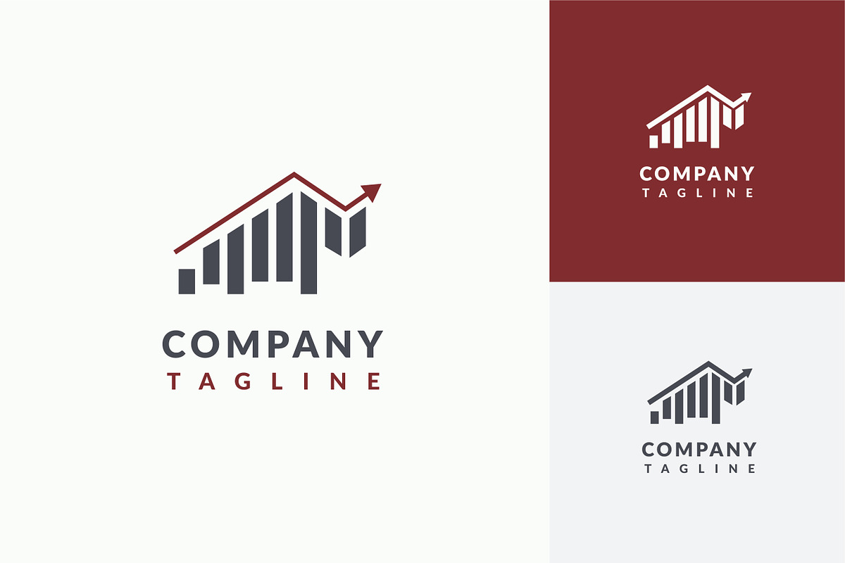 Bulls stock market logo, a Branding & Logo Template by agora