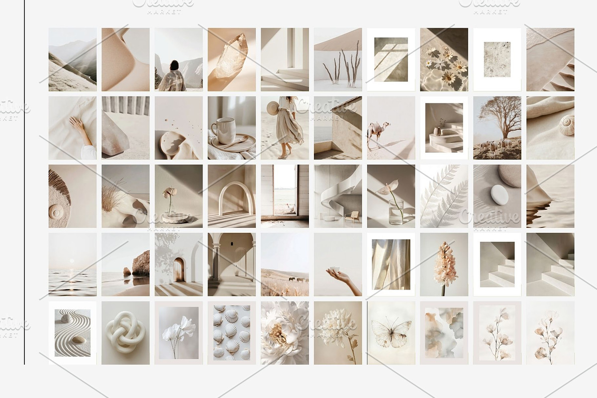 Soft Naturals | 100 art prints, a Background Graphic by Tale.Haus (Photo 4 of 9)