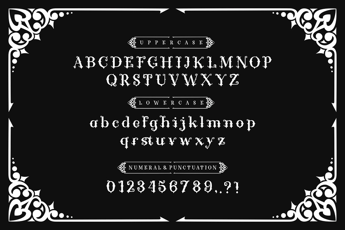 Queenix Font, a Blackletter Font by nIznaztype (Photo 5 of 6)