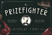 Prizefighter Display, a Sans Serif Font by Vintage Type Company (Thumbnail 1 of 8)