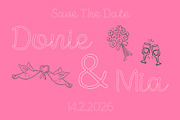 CS Bowie Dashed, a Script Font by Craft Supply Co. (Thumbnail 6 of 8)