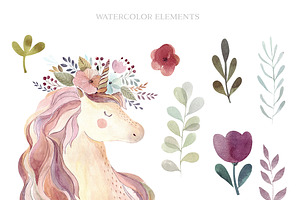 Unicorns & Flowers Collection