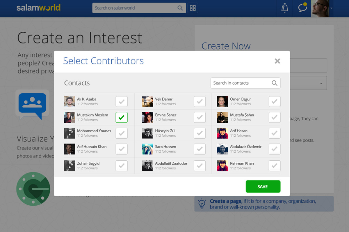 Salam World - Social Network Site, a Websites & App Template by IQSIR (Photo 9 of 15)