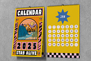 Monthly Calendar 2025, a Poster Template by Emilly Studio (Thumbnail 1 of 4)