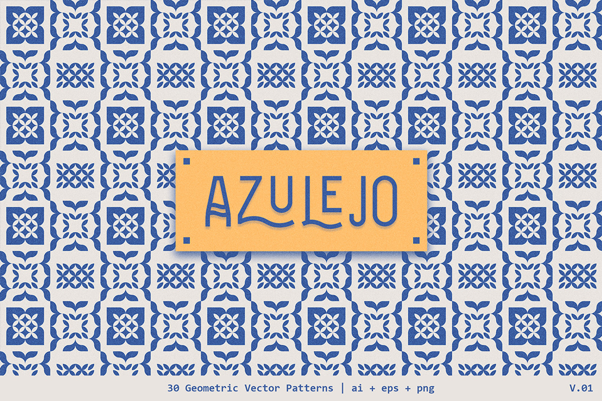 Azulejo Geometric Patterns | V01, a Pattern Graphic by dvtchk (Photo 8 of 10)