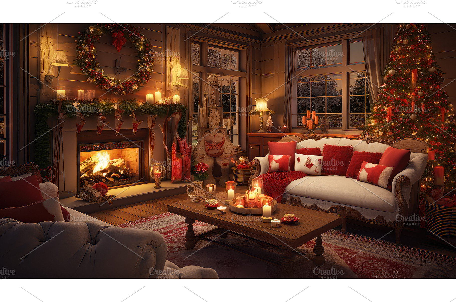 hot holiday cozy ai generated, a Holiday Photo by pikepicture